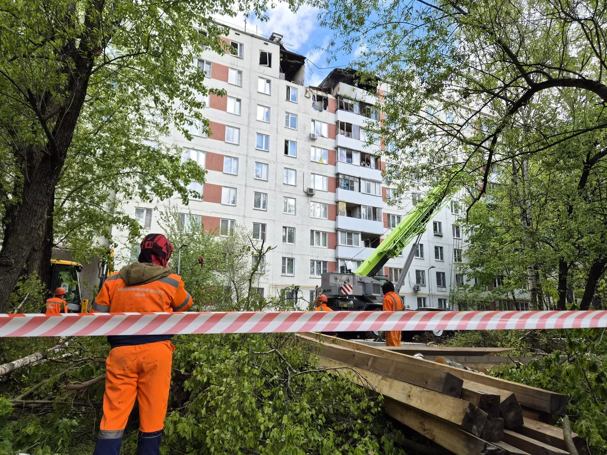 Взрыв на юго-западе Москвы