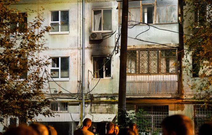 Взрыв газа и пожар в Самаре