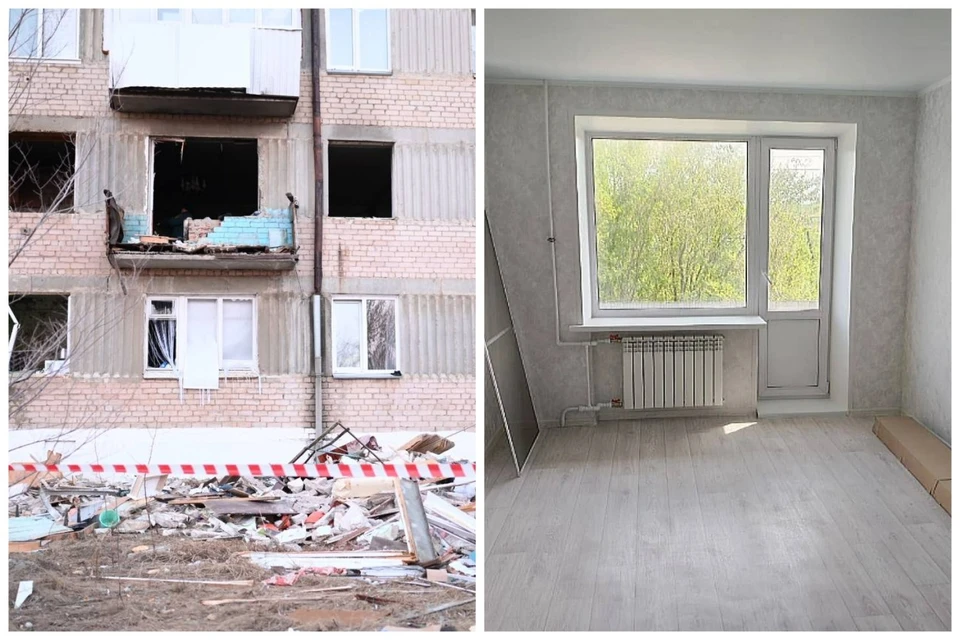 Под Челябинском отремонтировали многоквартирный дом после взрыва газа