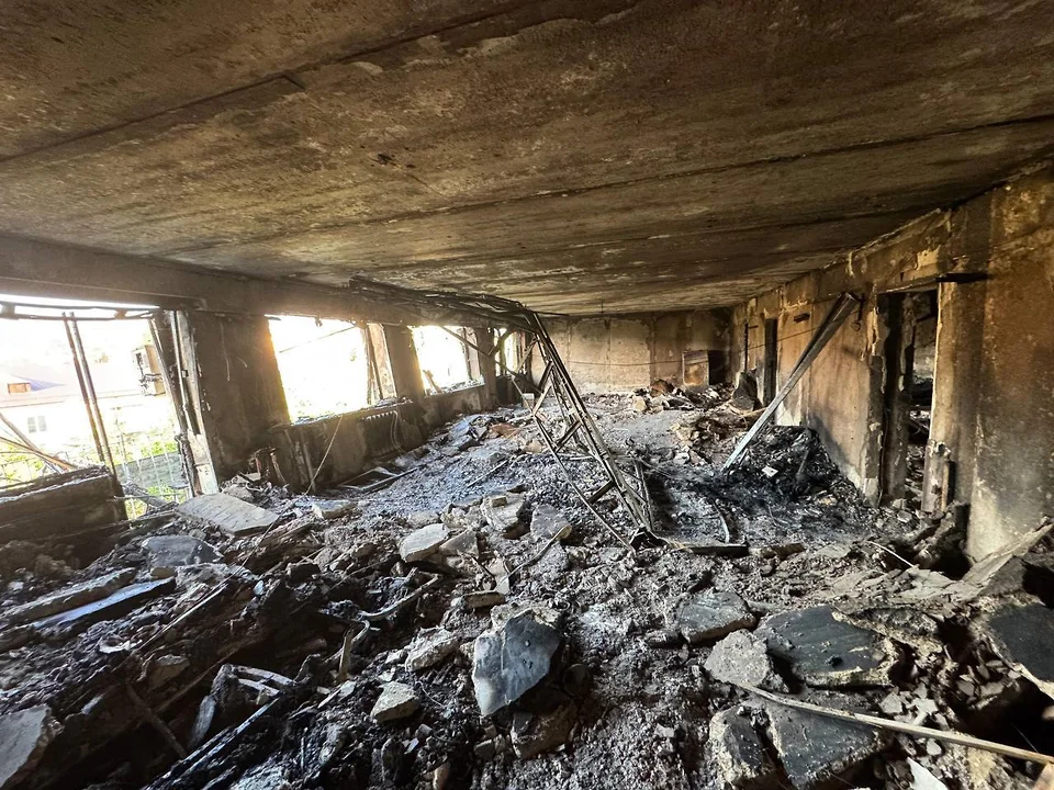 Взрыв бытового газа и пожар в многоквартирном доме в Новороссийске