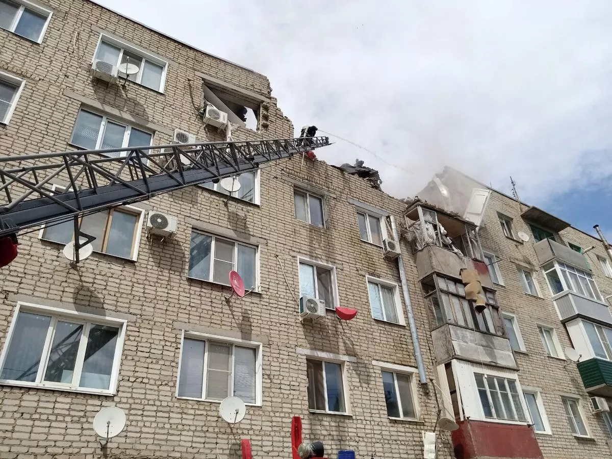 В Ершове Саратовской области прогремел взрыв бытового газа